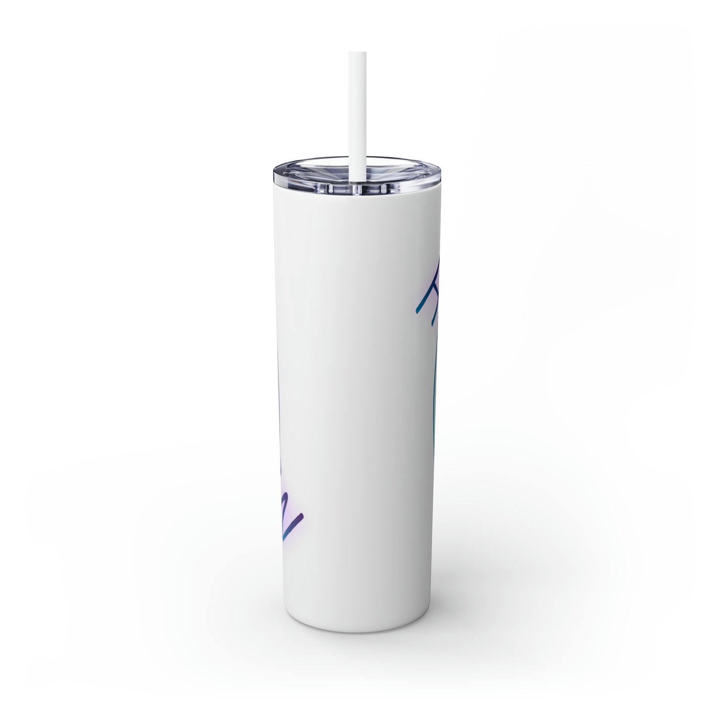 Skinny Tumbler with Straw, 20oz